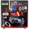 Revell Darth Vader's TIE Fighter Model Set vesmírnej lode 1:121, 21 dielov + farby + lepidlo + štetec (Revell Star Wars Darth Vader's TIE Fighter 1:121, 7,1x8,1cm, Model No.: 63602)