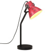 Stolová lampa 25 W šmuhovaná červená 17x17x60 cm E27-ForU-371889