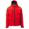 PAYPER GALE PAD S00515-P114 / Softshellová zimná bunda s kapucňou - red/black XXXL