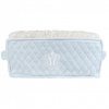 Caramella Baby Blue prešívaný box na plienky modrý