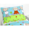 Dreamy Linens Obliečky bavlnené tyrkysové Veselé ovečky