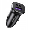 Nabíjačka Ugreen EC305 25845 automobilová USB-C USB-A 30W - čierna