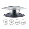 Krmitko Birdyfeed Round, Stone gray, 29,4x25,8x12,2 cm, pre vtaky