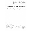 McCabe: Three Folk Songs / spev + klavír (+ klarinet)