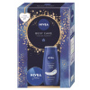 Nivea Best Care Creme Care ošetrujúci sprchový gél 250 ml + Nivea Creme krém pre základnú starostlivosť 75 ml, kozmetická sada