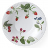 Kähler Tanier na polievku HAMMERSHOI SUMMER - SUMMER BERRIES 21 cm, biela, porcelán