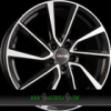 AVUS AC-518 6x15 5x112 ET47.00 black polished