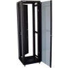 XtendLan 42U/600x600 stojanový, černý, skleněné dveře, plná záda ECO-42U-66-BLACK-S
