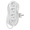 Predlžovací kábel 7 m / 3 zásuvky / biely / PVC / 1 mm2 Emos P0317
