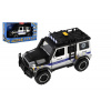Teddies Auto záchranáři policie terénní plast 23x14cm na setrvačník na baterie se světlem se zvukem v krabic