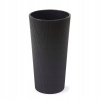 Záhradný kvetináč - LILIA 300 jumper ECO recyklovaný kvetináč - čierny - Lamela (Lilia 300 Jumper Eco Recycled Pot - Black - Lamela)