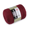 Pletacia priadza Twisted Macrame 500 g rozčesávacia - (781) granátová