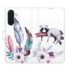 Flip pouzdro iSaprio - Samsung Galaxy A17 / A17 5G - Lazy day 02 s kapsičkami na karty (Flipové knížkové pouzdro, obal, kryt iSaprio s přihrádkami na karty a motivem)