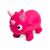 Skákacie Dino s pumpičkou, pink Toyz
