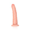 RealRock Slim sticky realistic dildo 15.5 cm natural