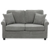Dvojmiestna pohovka ASB-4170 GREY2, manžester, sivá