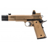 Vorsk Airsoftová pištoľ VP-X s kolimátorom, GBB - TAN