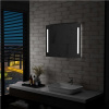 Kúpeľňové nástenné zrkadlo s LED osvetlením 80 × 60 cm
