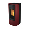 ZENITH A9 teplovzdušné kachle na pelety Nobis Farba: Bordová, Výkon: 9 kW, Model: Comfort Air