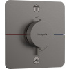 Hansgrohe ShowerSelect Comfort Q, termostat pod omietku pre 2 spotrebiče, kartáčovaný čierny chróm, HAN-15583340