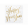 PartyDeco servítky Šťastný nový rok 33x33cm
