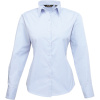 Premier Košile PR 300, popelínová, dlouhý rukáv, dámská COT3903000372g-light blue 2XL Modrá světlá
