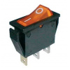 TIPA Prepínač kolískový 2pol./3pin ON-OFF 250V/15A pros. žltý