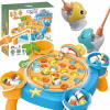 WOOPIE Fishing Game Magnet Fish Catching Set Blue 36 ks