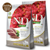 Farmina N&D GF Quinoa Dog Neutered Adult Medium & Maxi Duck, Broccoli & Asparagus 2x12kg