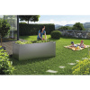 Vyvýšený záhon Biohort 1x0,5 plechový 102 x 53 x 77 cm sivý kremeň metalický