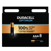 Duracell - optimum alkaline battery aaa lr03 8 kusov