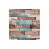 GRACE 3D samolepiaci panel Drevo Loft Patina 70x70 cm - 1 ks