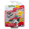 Figurky Pokémon Battle Pikachu, Perrserker, Hawlucha 5cm