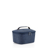 Chladiaca taška na desiatu Reisenthel Coolerbag S pocket Herringbone dark blue