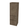 Mereo Opto kúpeľňová skrinka vysoká 125 cm, pravé otváranie, Multidecor, Betón Chicago tmavosivý CN995PBCS2