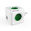 Zásuvka PowerCube ORIGINAL USB zelená