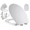 WC sedadlo Mareani s pomalým zatváraním AN86 biele polypropylénové