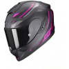 SCORPION prilba na motocykel EXO-1400 EVO CARBON AIR KYDRA, čie/ruž, veľ. S