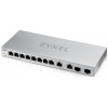Zyxel XGS1210-12 v2, 12-Port Gigabit webmanaged Switch with 8 port 1G + 2-Port 2.5G + 2-Port SFP+