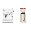 Ascaso Steel DUO PID, White&Wood + ECM C-Manuale 54, cream, oliva