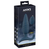 Anos RC Thrusting Butt Plug with Vibration Black
