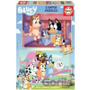 EDUCA Drevené Bluey 2x25 dielov