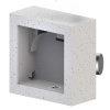 LF/M-R/BR/BK - kryt pro ventilátory LIMODOR (protipožární - přípojka vzadu - pod omítku)