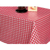 Obrús na stôl - Pathe -rezistentný obrus 500 x 140 cm obdĺžnika (Cerata Cerate Clock Red Group 500x140 cm)