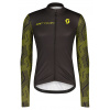 Pánsky cyklistický dres Scott Shirt M's RC Team 10 LS – Black / Sulphur Yellow