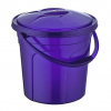 Vedro 10L PH s vekom, atest potraviny POLY, mix farieb