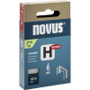 Sponky z jemného drôtu H typ 37 6 mm super tvrdé 1870 ks Novus Tools 042-0784 Rozmery (d x š) 6 mm x 10.6 mm; 042-0784