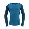 Tričko Devold Running Merino 130 Tričko Man Blue - XXL / Blue