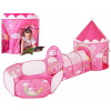 Stan pre deti - Veľký ružový stanový domček Princess Palace s Play Tunnel 3v1 Songmics (Veľký ružový stanový domček Princess Palace s Play Tunnel 3v1 Songmics)