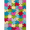 Najkoberce Agnella Funky Top Super Puzzle žltý 160x220 cm